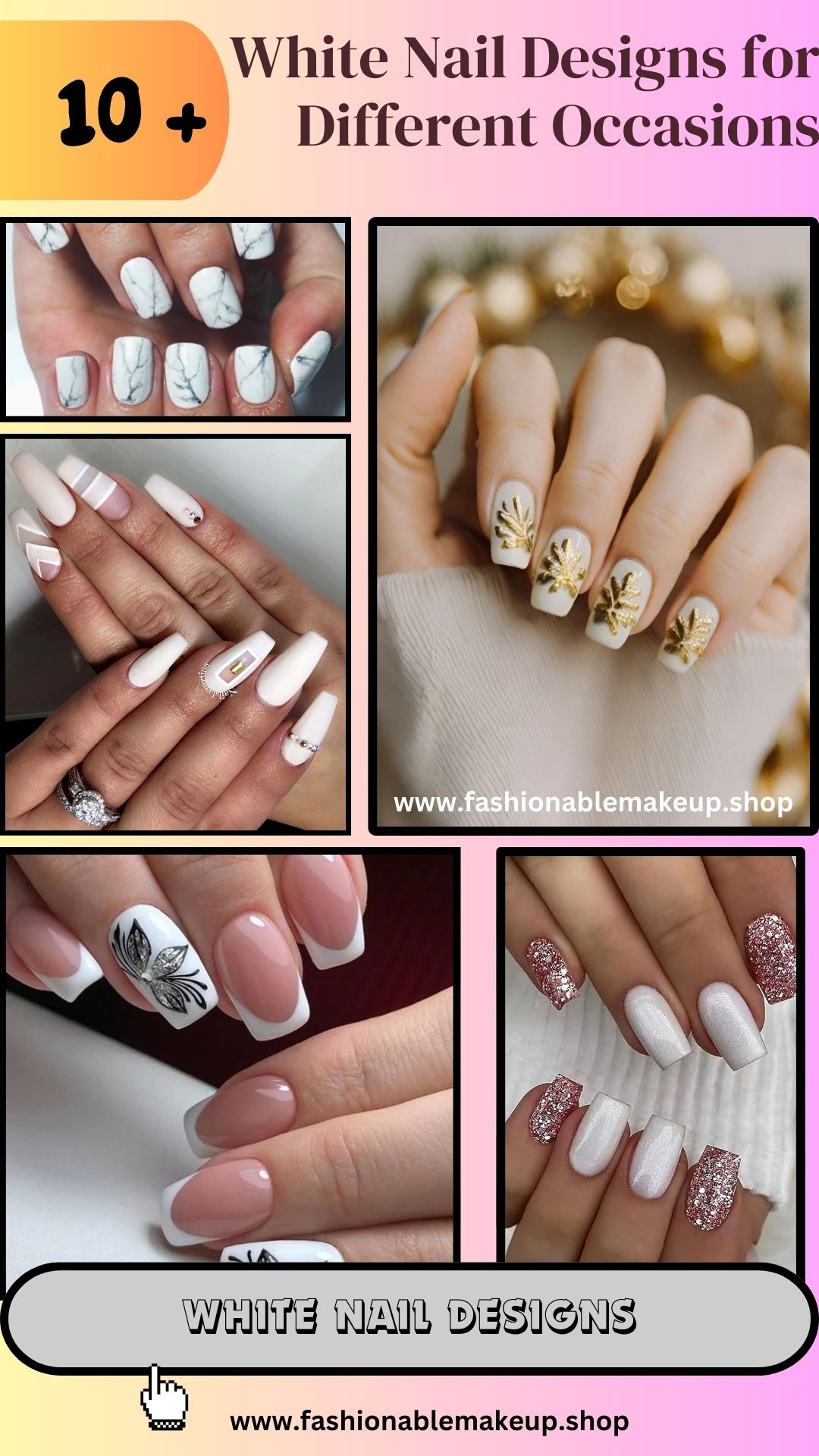 Top 10 Stunning White Nail Designs Every Girl Should Try