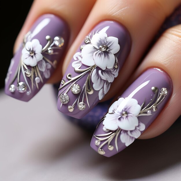 Discover the Top 10 Flower Nail Designs Blooming in 2024