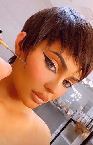 Kylie Jenner Textured Pixie Cut